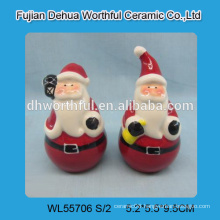 Indoor christmas decorations,ceramic santa claus made in china